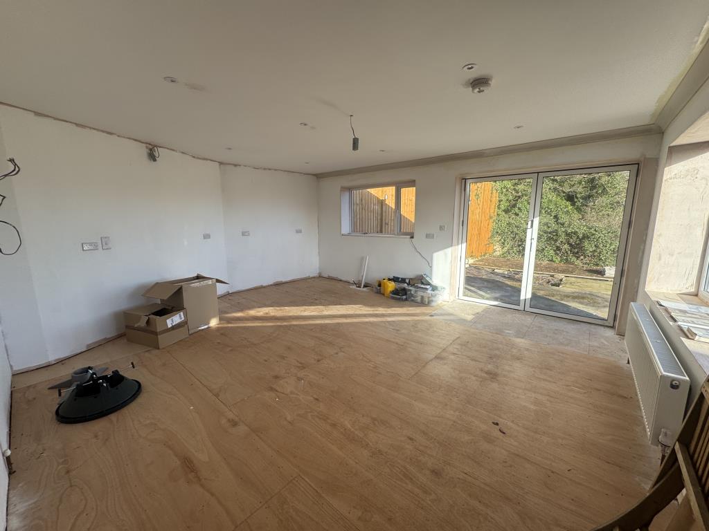 Lot: 134 - DETACHED HOUSE WITH COMPLETION WORKS REQUIRED - View of the proposed kitchen/diner